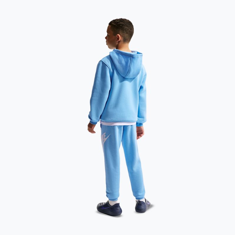 Детски суитшърт Nike Sportswear Club Fleece football blue/white 3