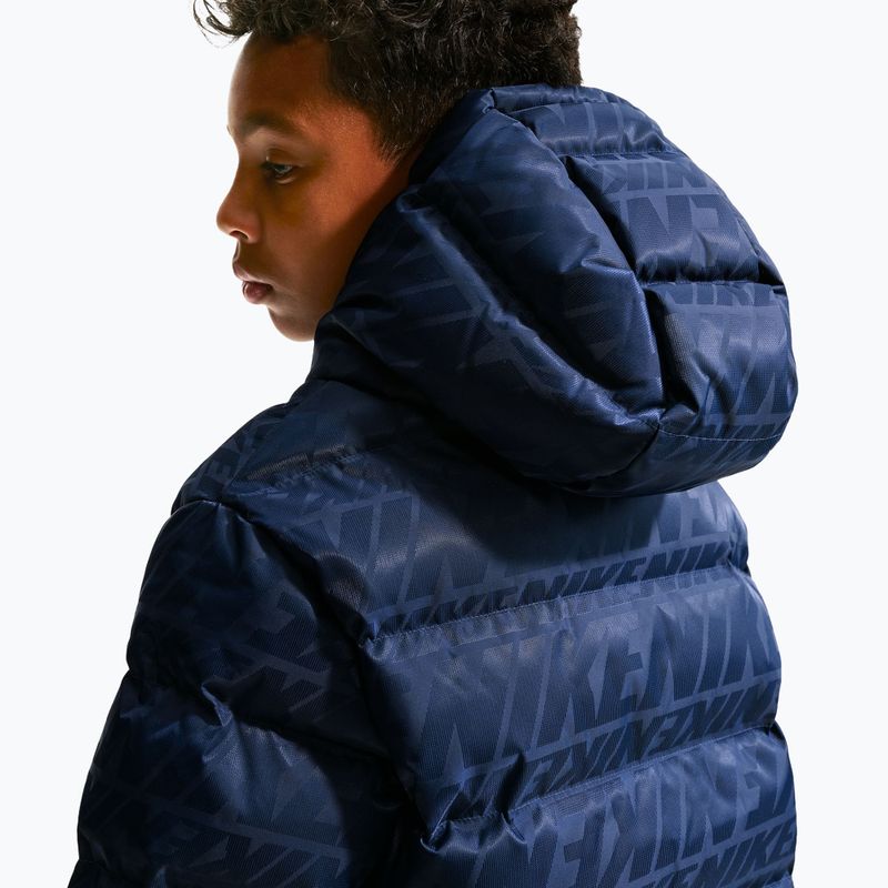 Детско ватирано яке Nike Sportswear "All Day Play" midnight navy/white 6