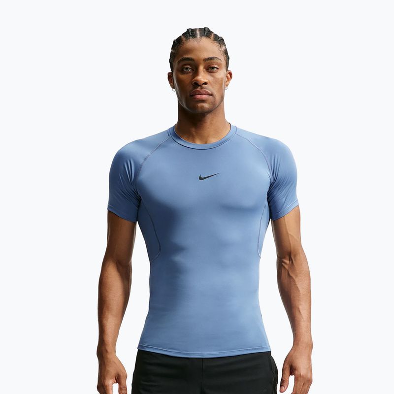 Мъжка тренировъчна тениска Nike Pro indigo storm/black