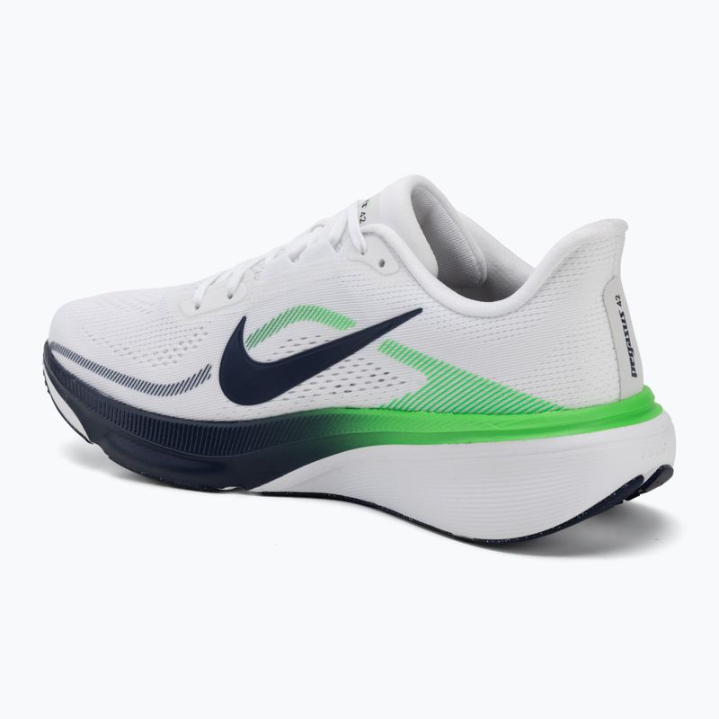 Мъжки обувки за бягане Nike Pegasus 42 white/green spark/midnight navy 3