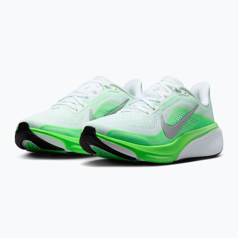 Дамски обувки за бягане Nike Pegasus 42 white/green strike/metallic silver 3