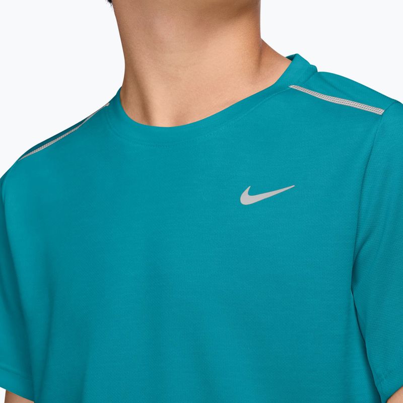 Детска тениска Nike Miler bright spruce/energy/heather 3