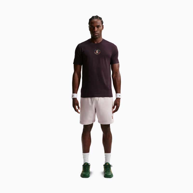 Поло тениска Nike Court Dri-Fit Burgundy Ash 2