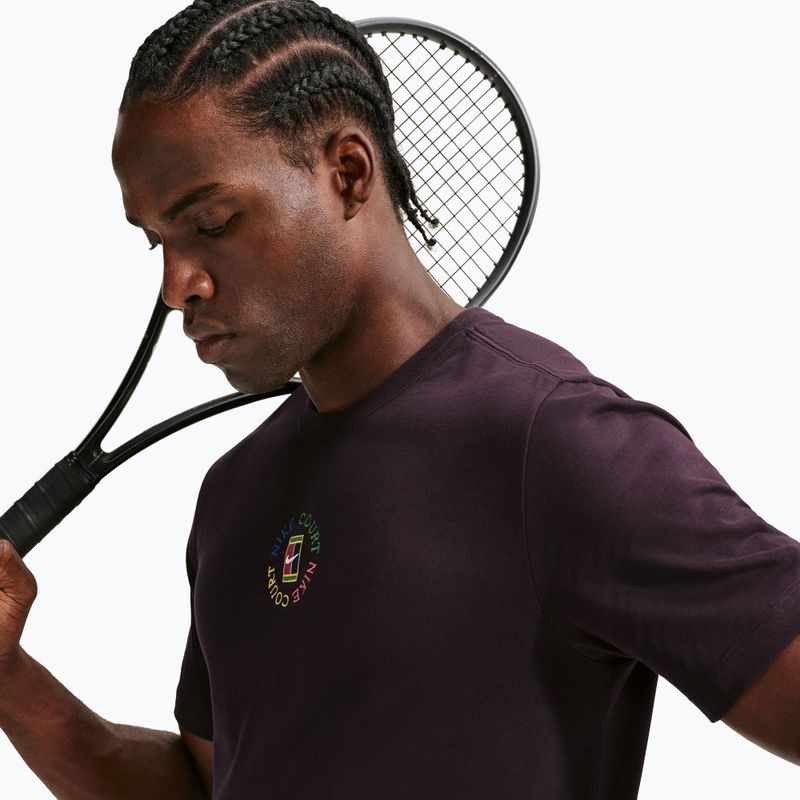 Поло тениска Nike Court Dri-Fit Burgundy Ash 6