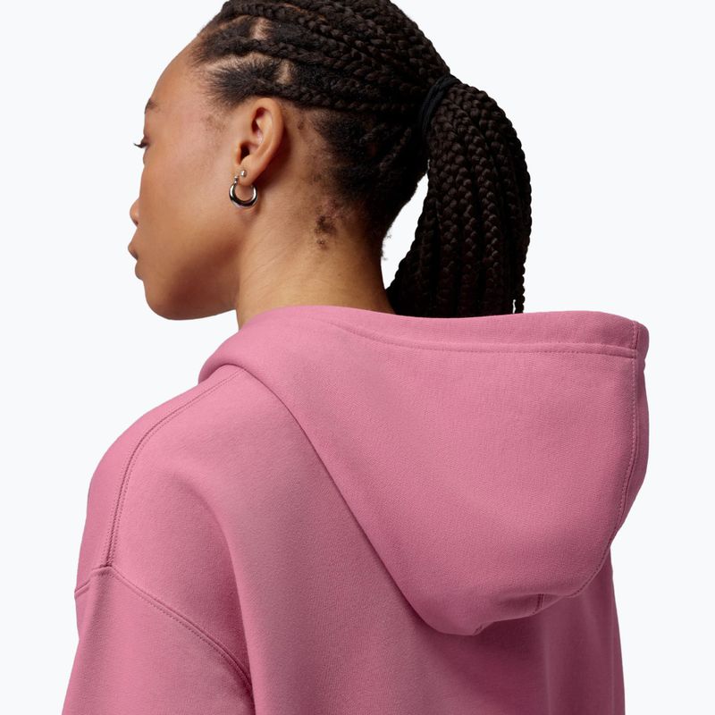 Дамски суитшърт Jordan Fleece Hoodie desert berry/white 5