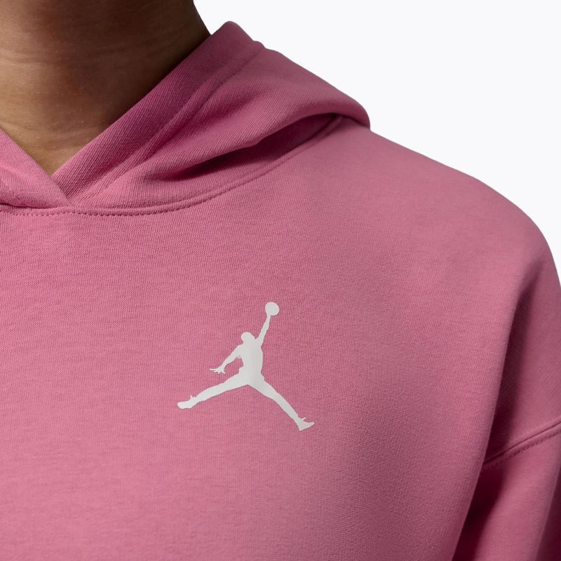Дамски суитшърт Jordan Fleece Hoodie desert berry/white 6