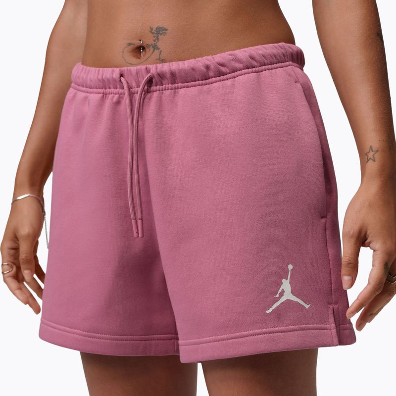 Дамски къси панталони/шорти Jordan Fleece desert berry/white 3