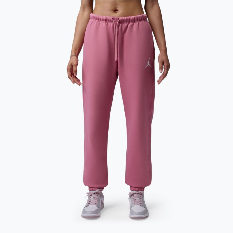 Дамски панталони Jordan Fleece desert berry/white