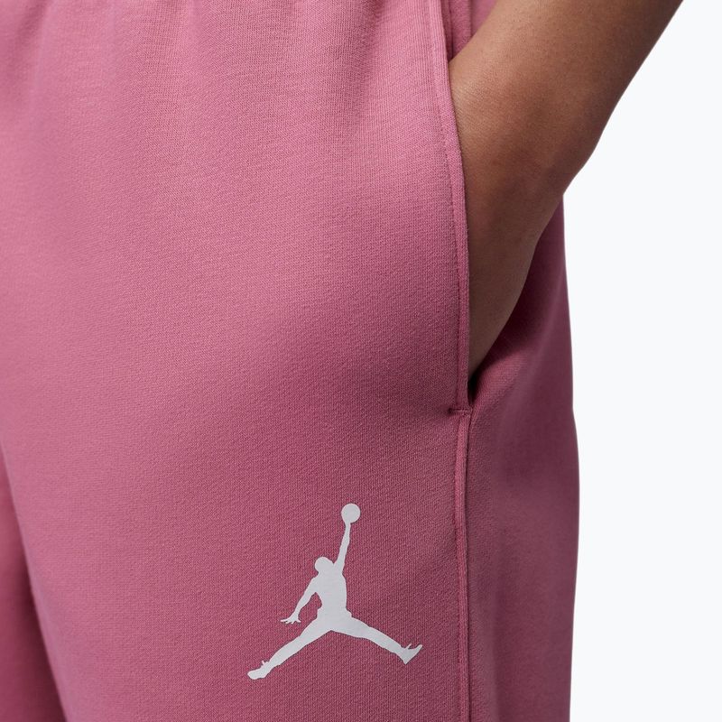 Дамски панталони Jordan Fleece desert berry/white 4