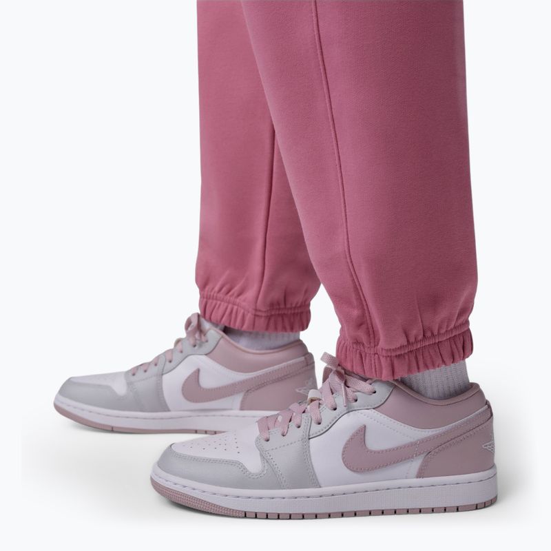 Дамски панталони Jordan Fleece desert berry/white 5