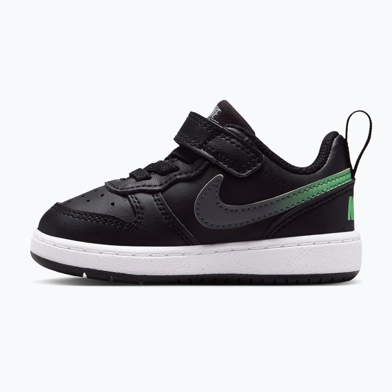 Детски обувки Nike Court Borough Low black/smoke grey/white/illusion green 2