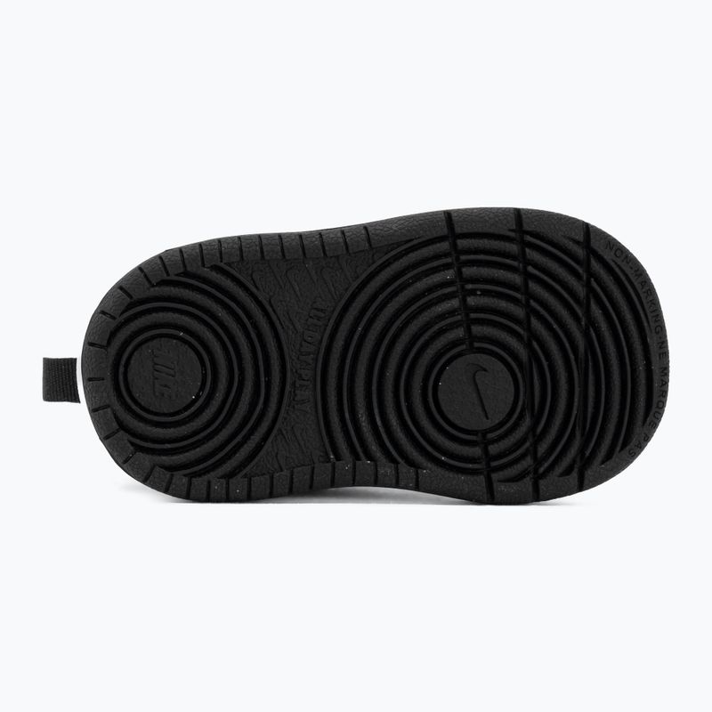 Детски обувки Nike Court Borough Low black/smoke grey/white/illusion green 4
