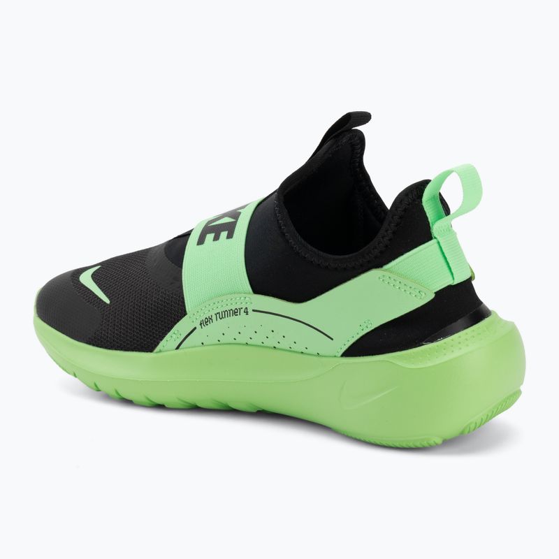 Детски обувки Nike Flex Runner 4 black/illusion green/black 3