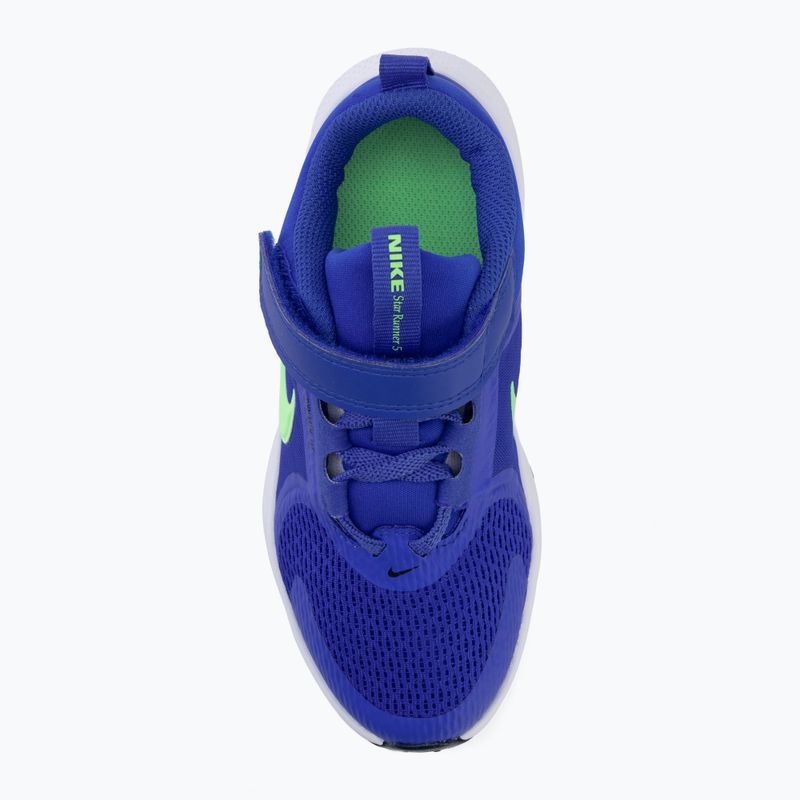 Детски обувки Nike Star Runner 5 racer blue/midnight navy/illusion green 5
