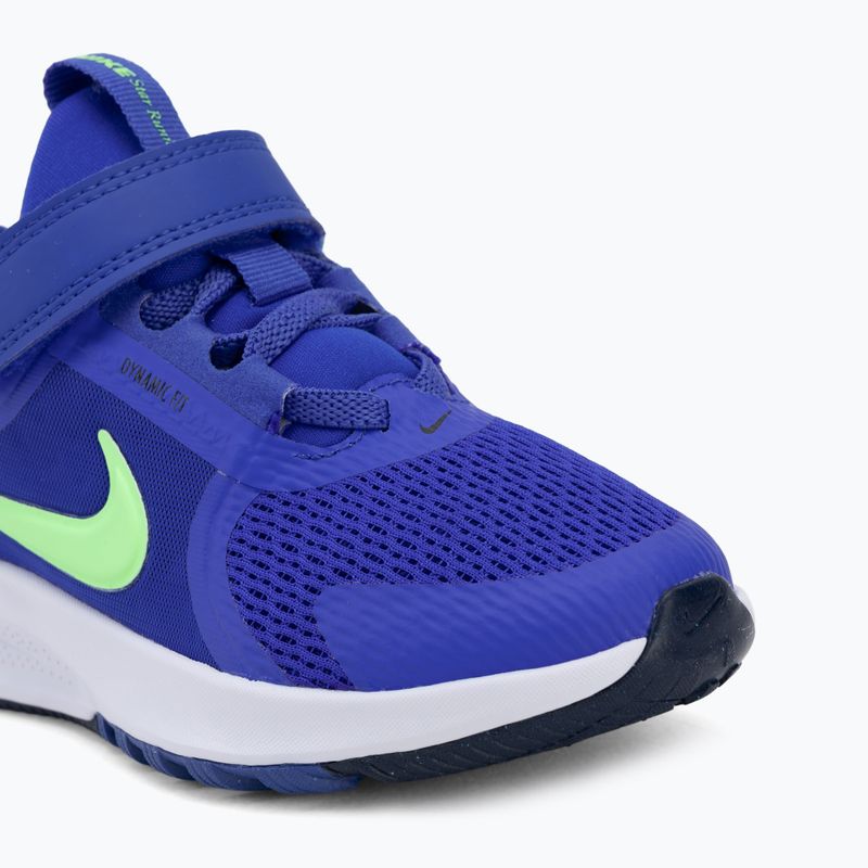 Детски обувки Nike Star Runner 5 racer blue/midnight navy/illusion green 7