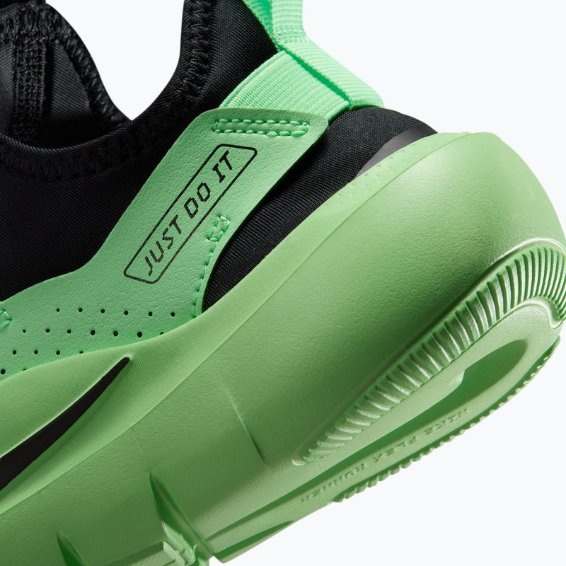 Детски обувки Nike Flex Runner 4 black/illusion green/black 5
