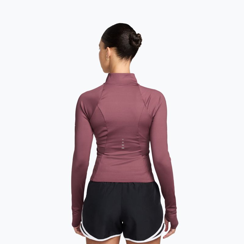 Дамски суитшърт за бягане Nike Swift Dri-Fit Full Zip pink smoke 2