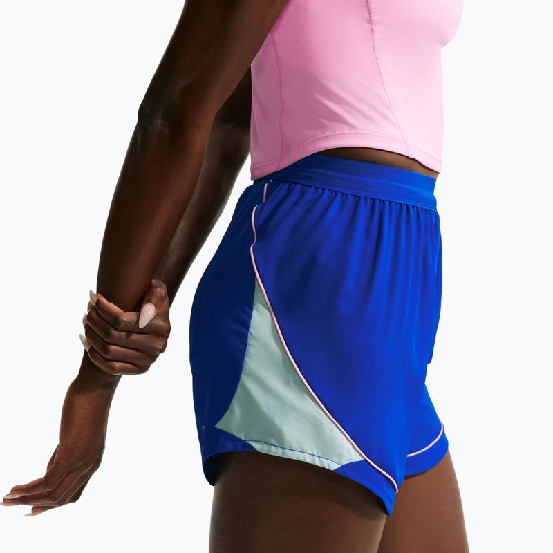 Дамски шорти за бягане Nike Tempo Dri-Fit Unlined old royal/football grey/pink rise 5