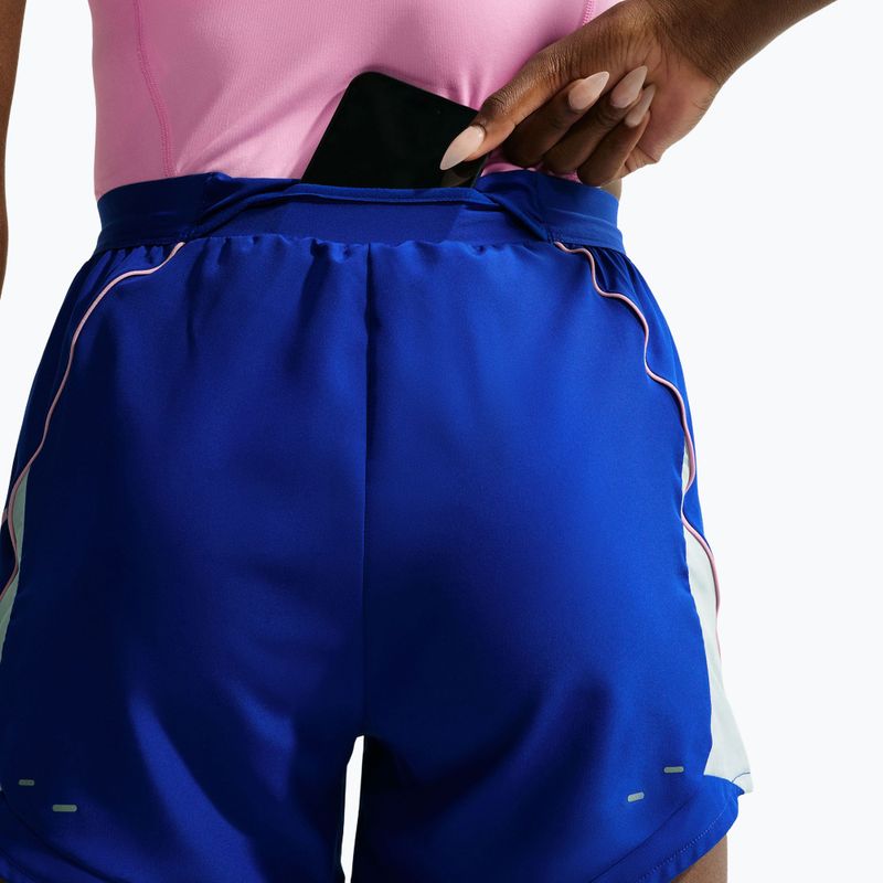 Дамски шорти за бягане Nike Tempo Dri-Fit Unlined old royal/football grey/pink rise 7