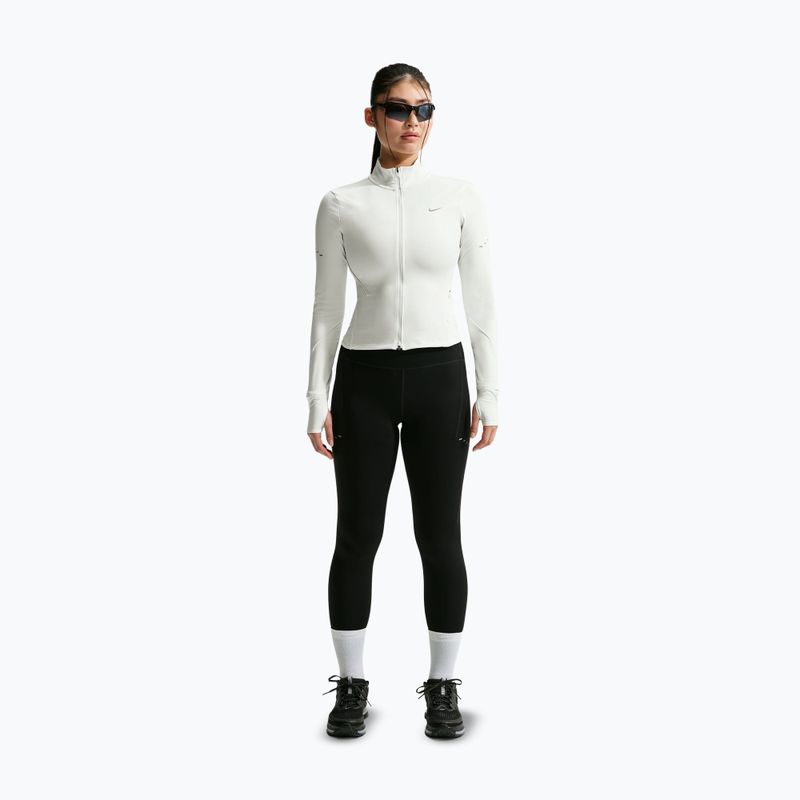 Дамски суитшърт за бягане Nike Swift Dri-Fit Full Zip sail 2