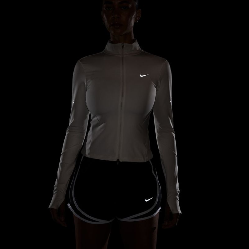 Дамски суитшърт за бягане Nike Swift Dri-Fit Full Zip sail 7