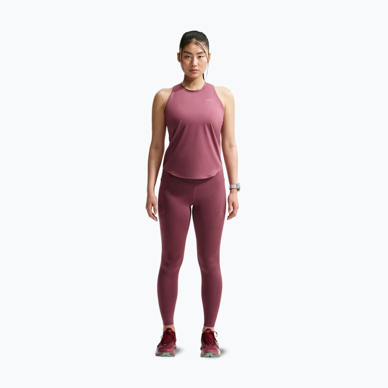 Дамска тениска за бягане Nike Swift Dri-Fit Tank Top pink smoke 2