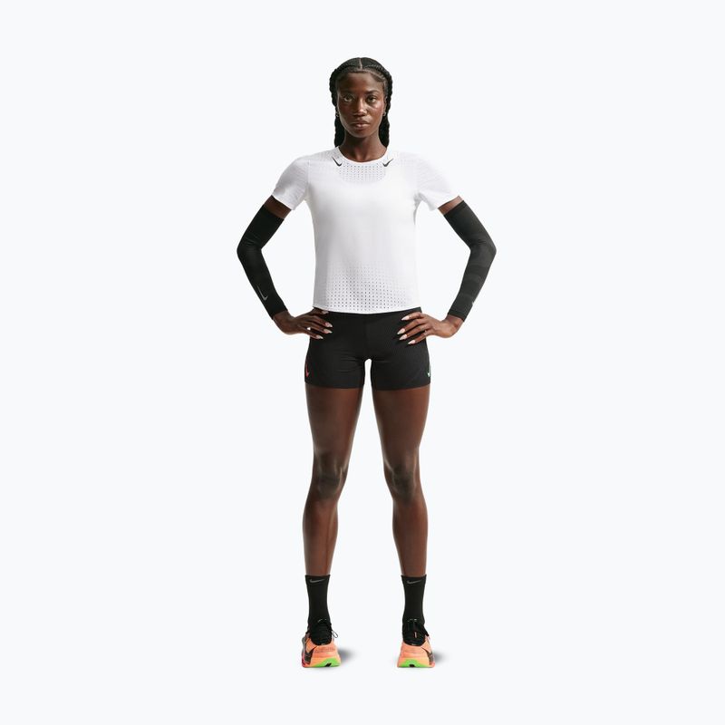 Дамска тениска за бягане Nike AeroSwift white/black 2