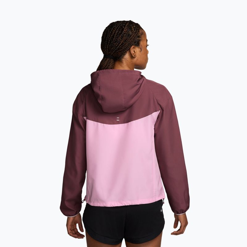 Дамско яке за бягане Nike Tempo Windrunner pink smoke/pink rise 2