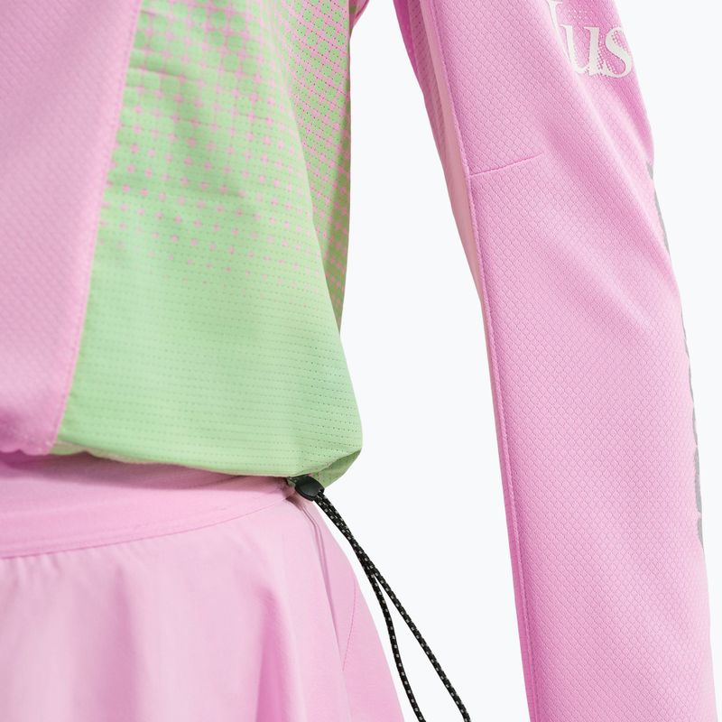 Дамска блуза за бягане с дълъг ръкав Nike Swift Jersey Top pink rise/illusion green 6