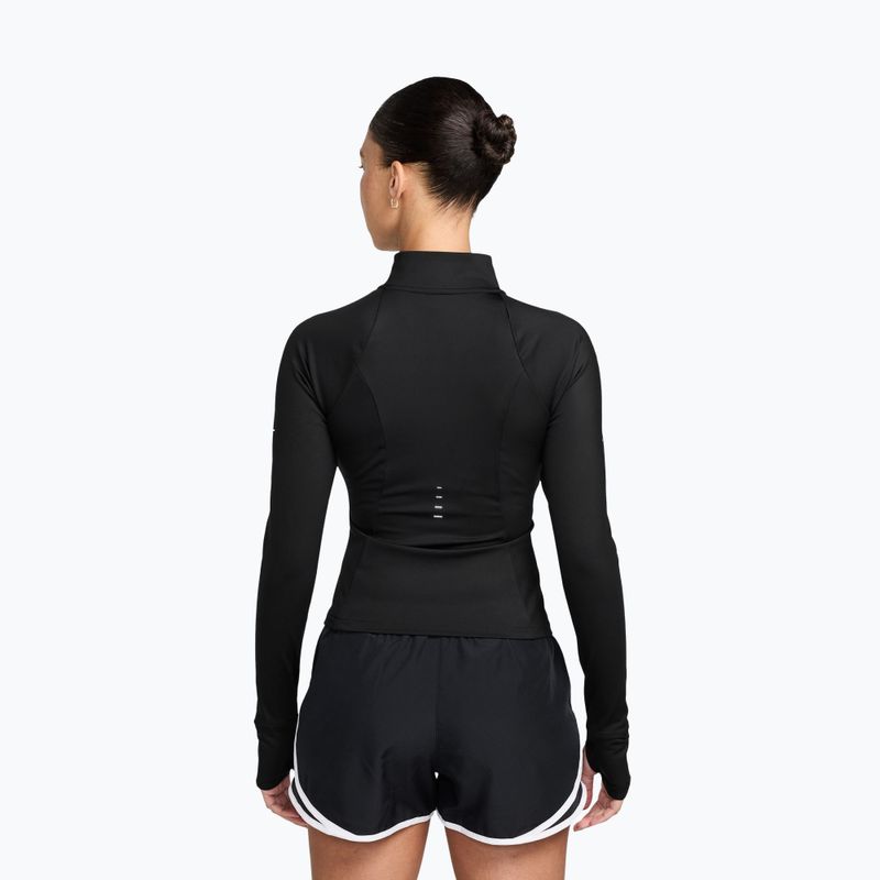 Дамски суитшърт за бягане Nike Swift Dri-Fit Full Zip black 2