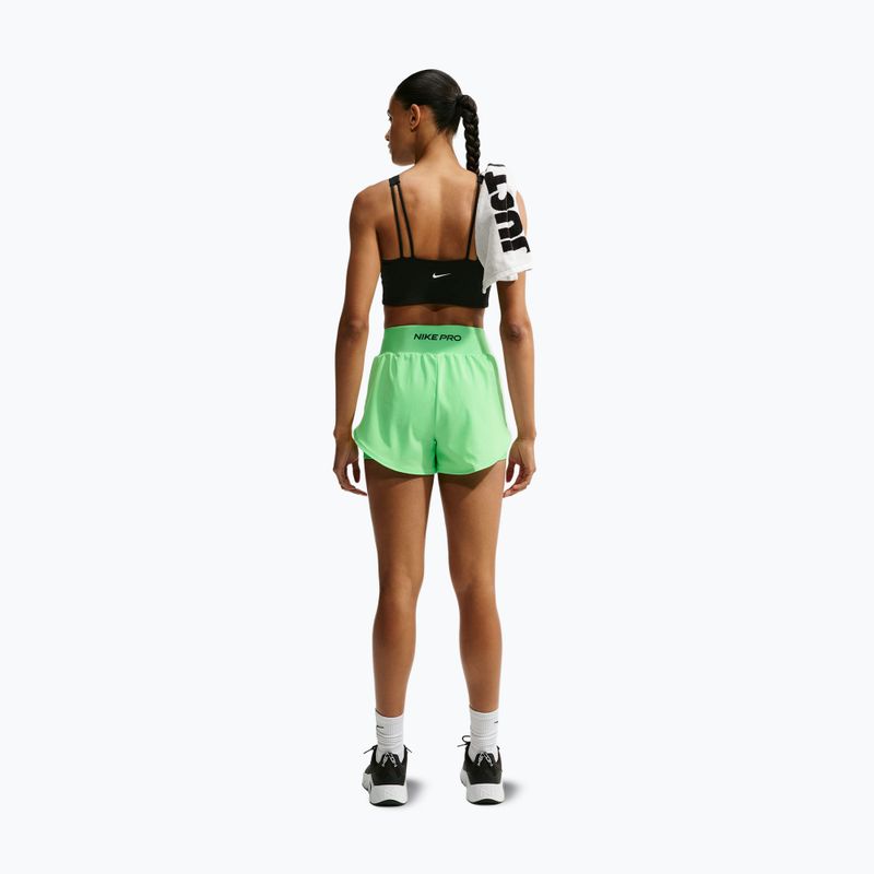 Дамски тренировъчни шорти Nike Pro Sculpt illusion green/black 3