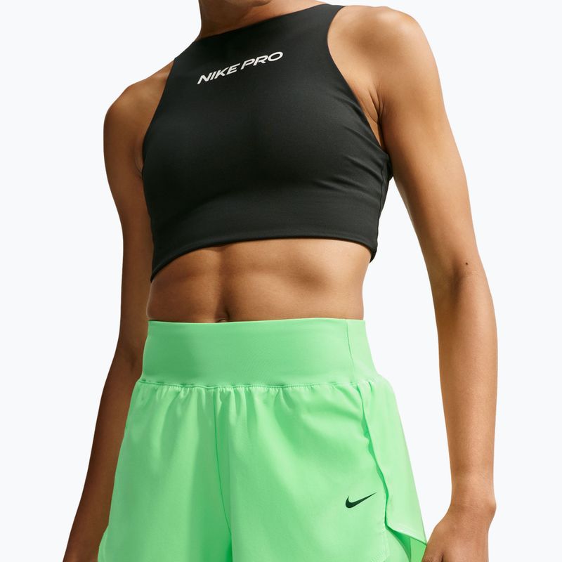 Дамски тренировъчни шорти Nike Pro Sculpt illusion green/black 4