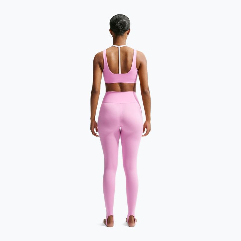Дамски тренировъчен клин Nike One pink rise/white 3