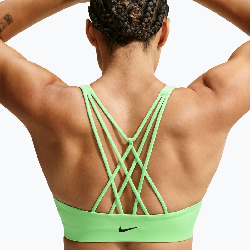 Спортен сутиен Nike Indy Strappy illusion green/black 3