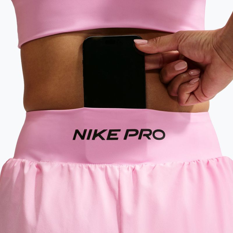 Дамски тренировъчни шорти Nike Pro Sculpt pink rise/black 5