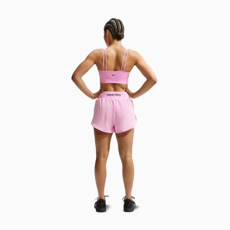 Спортен сутиен Nike Pro Sculpt pink rise/black 3
