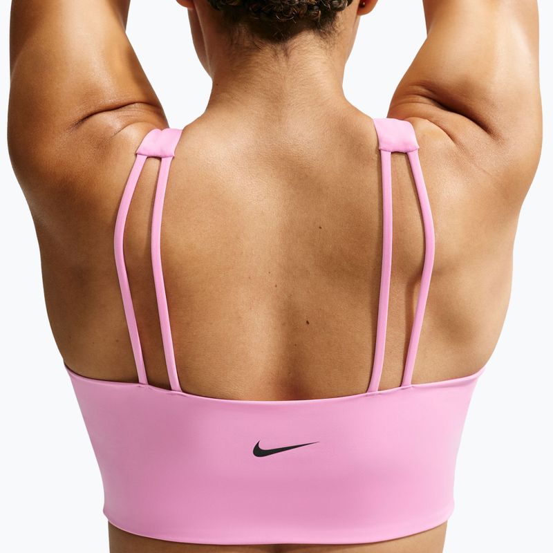 Спортен сутиен Nike Pro Sculpt pink rise/black 4