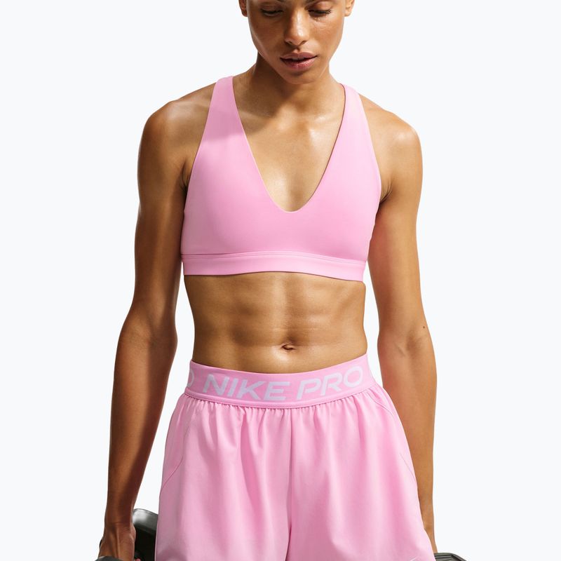 Спортен сутиен  Nike Indy Strappy pink rise/black 3
