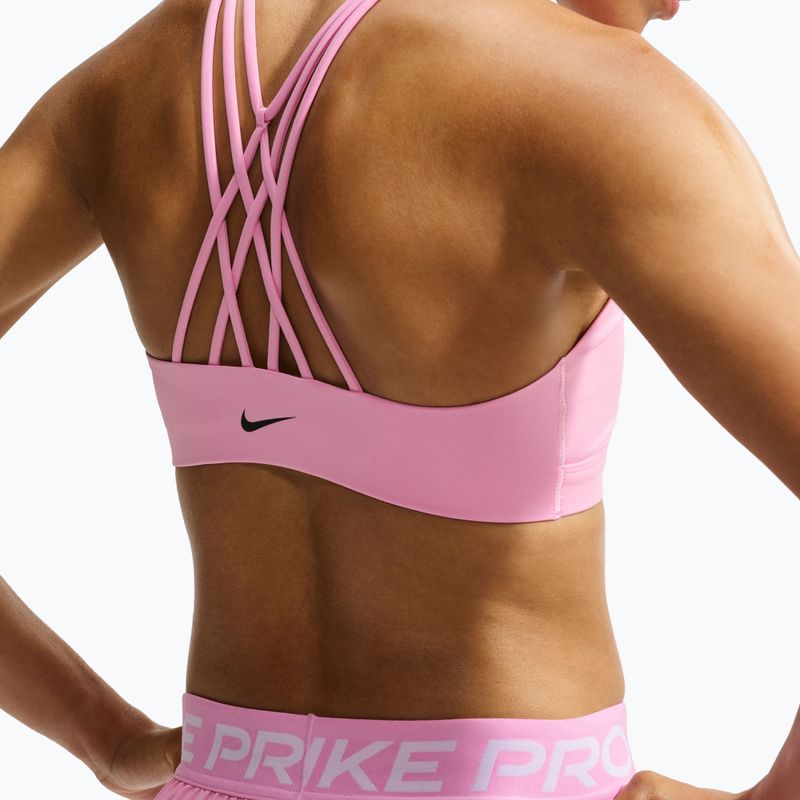 Спортен сутиен  Nike Indy Strappy pink rise/black 4