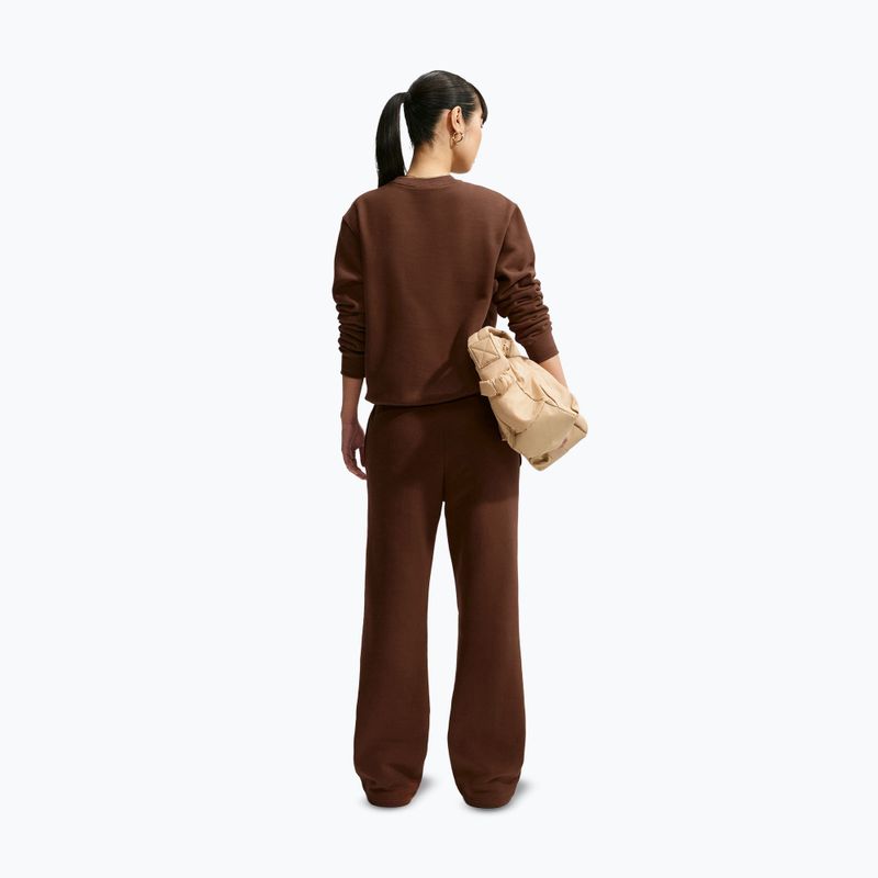 Дамски суитшърт Nike Studio Fleece cacao wow/sail 3