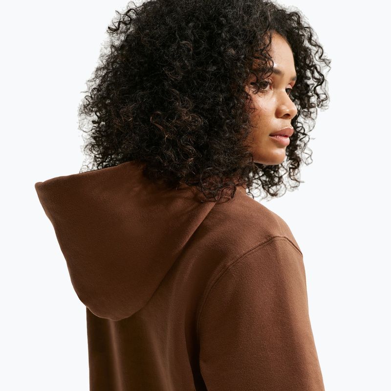 Дамски суитшърт Nike Studio Fleece cacao wow/sail 7