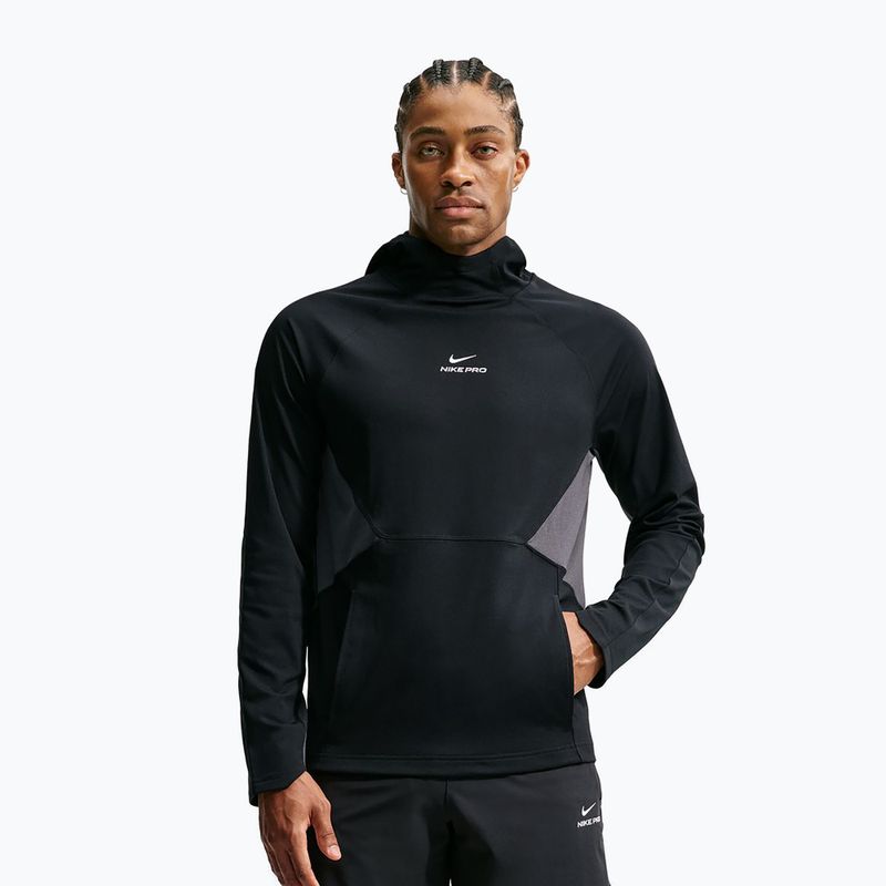 Мъжки суитшърт за тренировка Nike Pro black/white