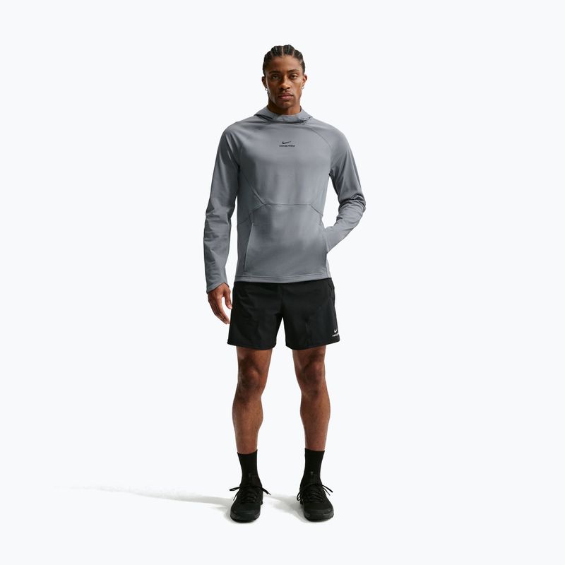 Мъжки суитшърт за тренировка Nike Pro smoke grey/black 2