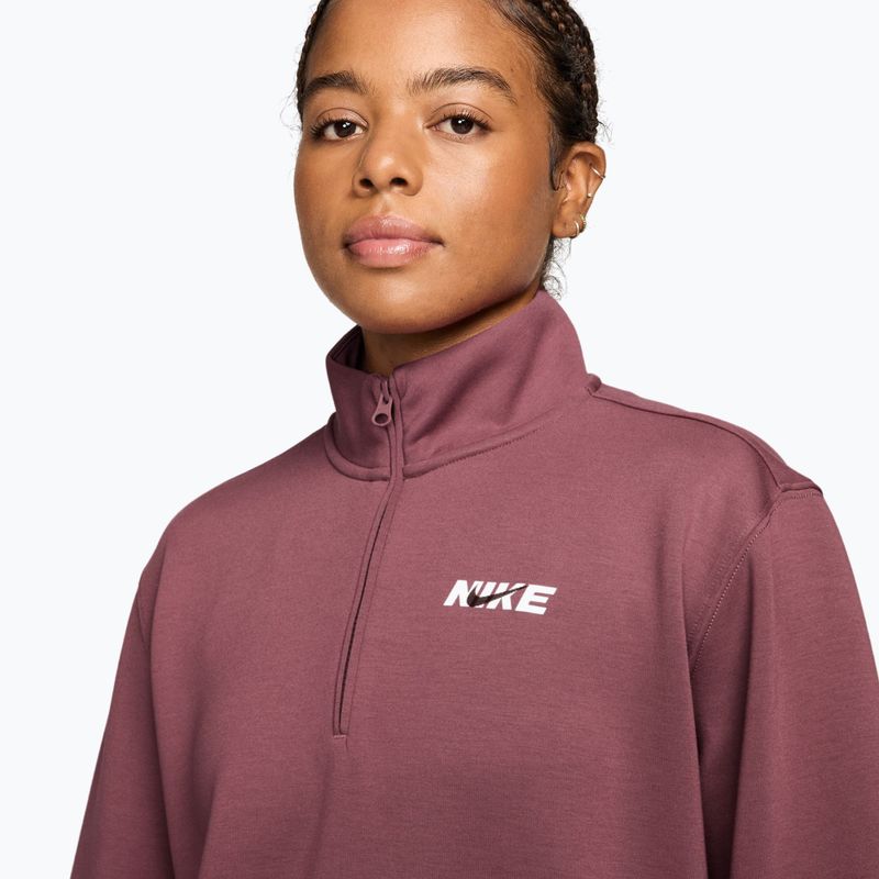 Дамски суитшърт за тренировка Nike Studio Fleece Sport pink smoke/mystic dates/white 3