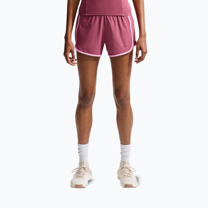 Дамски тренировъчни шорти Nike One pink smoke/pink rise/mystic dates
