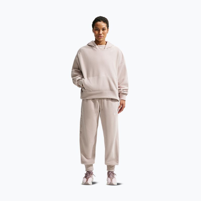 Дамски суитшърт за тренировка Nike One Therma-FIT Oversized cream Ii/white 2