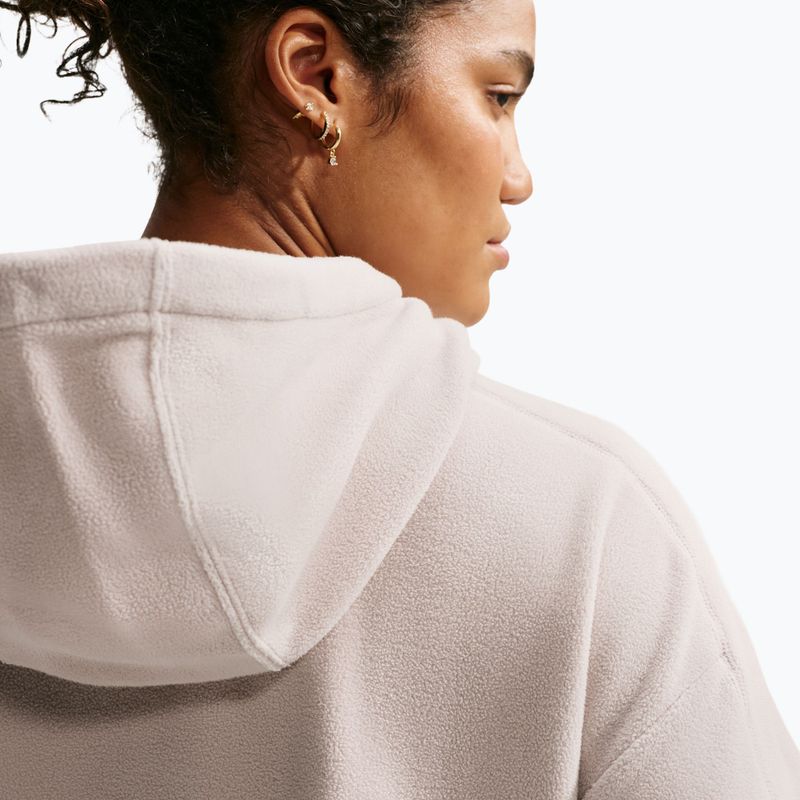 Дамски суитшърт за тренировка Nike One Therma-FIT Oversized cream Ii/white 5