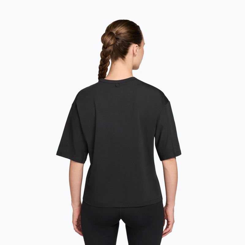 Дамска тренировъчна тениска Nike 24.7 ImpossiblySoft Light black/dark smoke grey 2