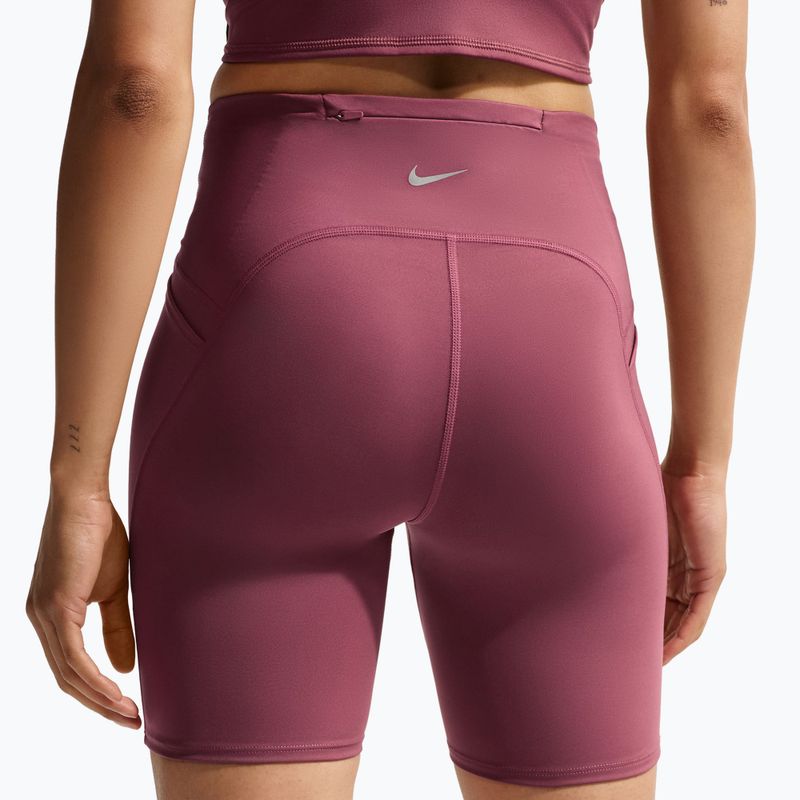 Дамски шорти за бягане Nike Swift pink smoke 5