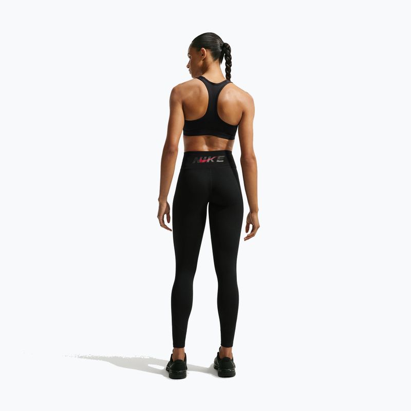Дамски клин Nike One black/black/university red/white 3